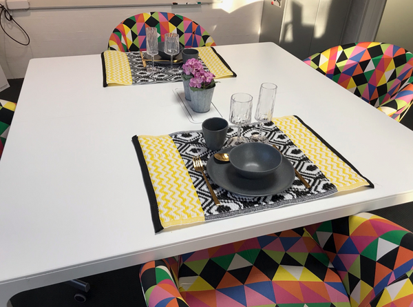 Sets de table - 40 x 60 cm - Intérieur, terrasse, plage ou camping