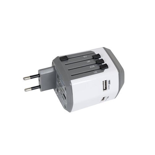 Prise de voyage universelle - Adaptateur USB pour n'importe quelle prise