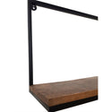 Bookshelf - Wall shelf - Bookcase 75 x 40 x 20 cm Liverpool - Metal frame matt black